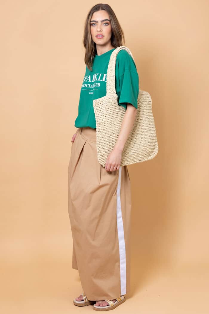 Lexi Maxi Skirt Beige 2