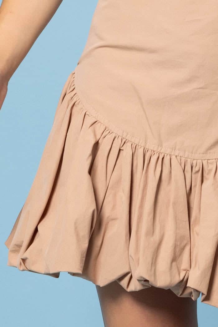 Indiana Bubble Skirt Caramel 4