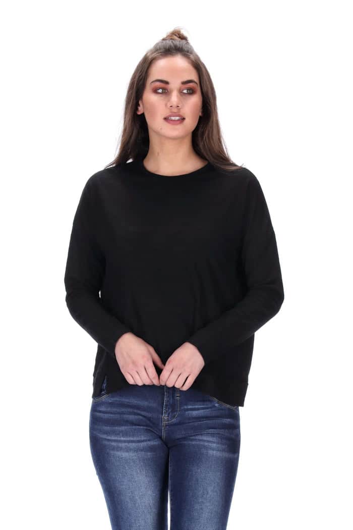 Ivy Long Sleeve Top Black