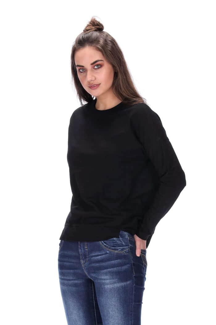 Ivy Long Sleeve Top Black 3