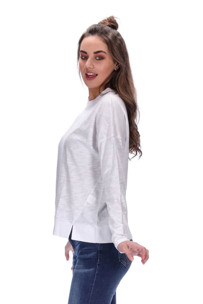 Ivy Long Sleeve Top White 3