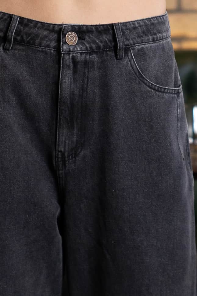 Rowan Barrel Jeans Black Wash 5