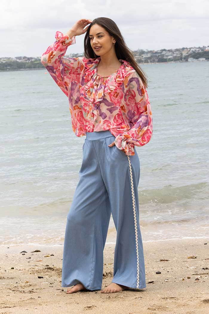 denim pants ric rac