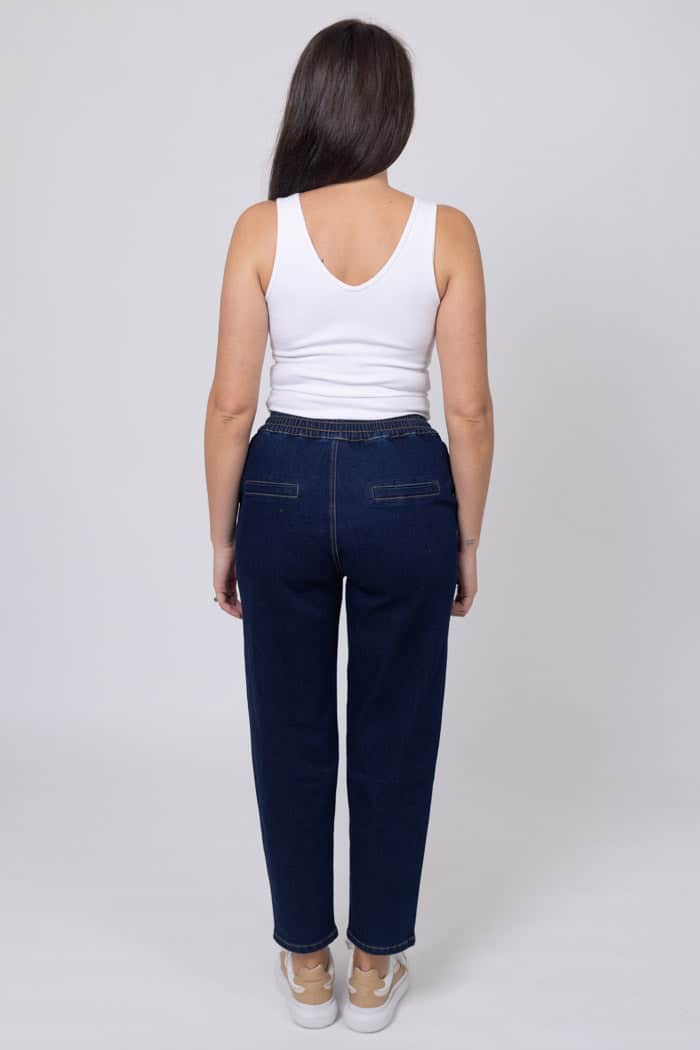 Talia Denim Jogger Dark Blue 3