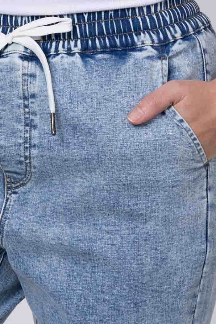 Talia Denim Jogger Light Blue 4