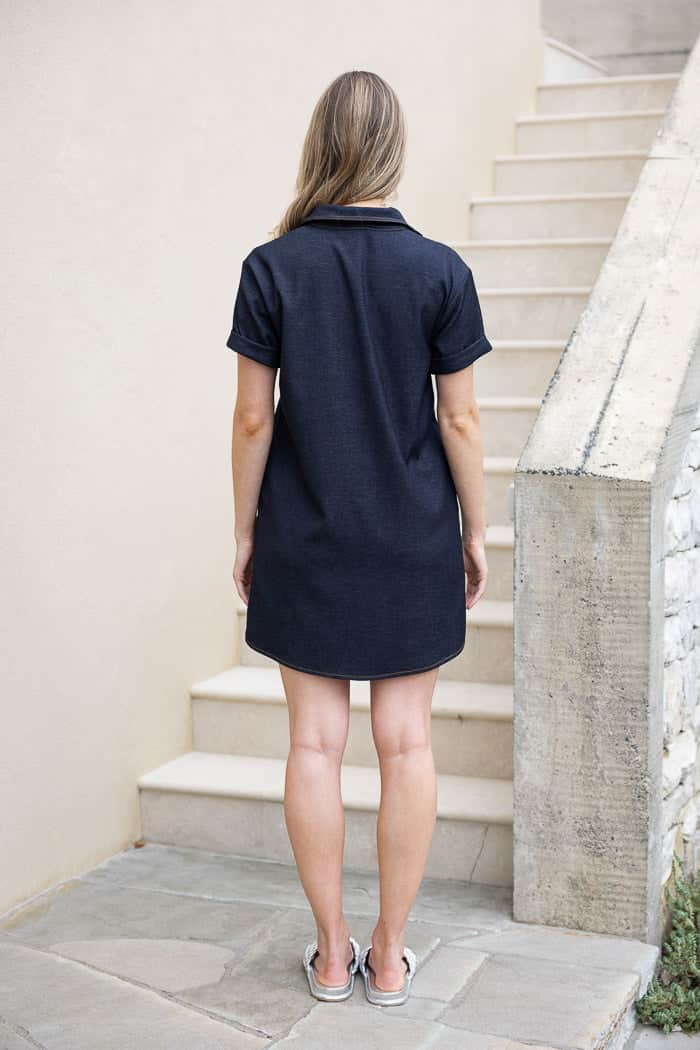 Abby Dark Denim Mini Dress 3