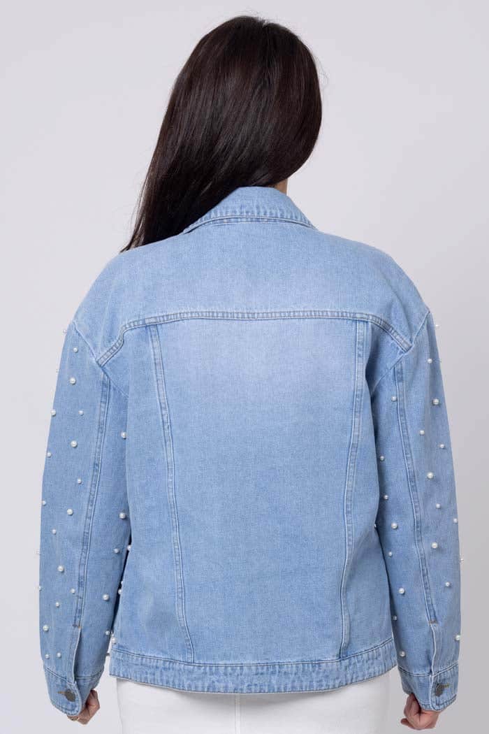 Skye Denim Jacket Pearl 3