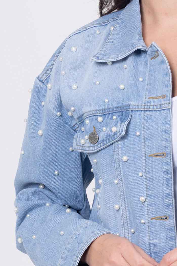 Skye Denim Jacket Pearl 4