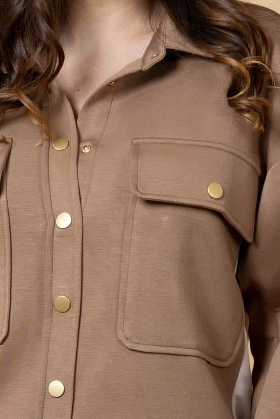 Jamie Cotton Shirt Brown 7