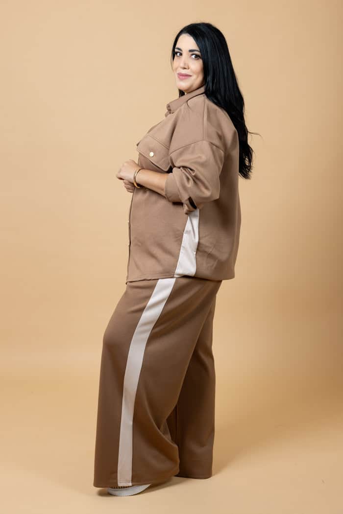 Jamie Cotton Shirt Brown 5