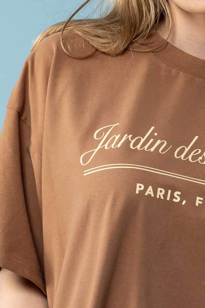 Jardin T-Shirt Tan 4