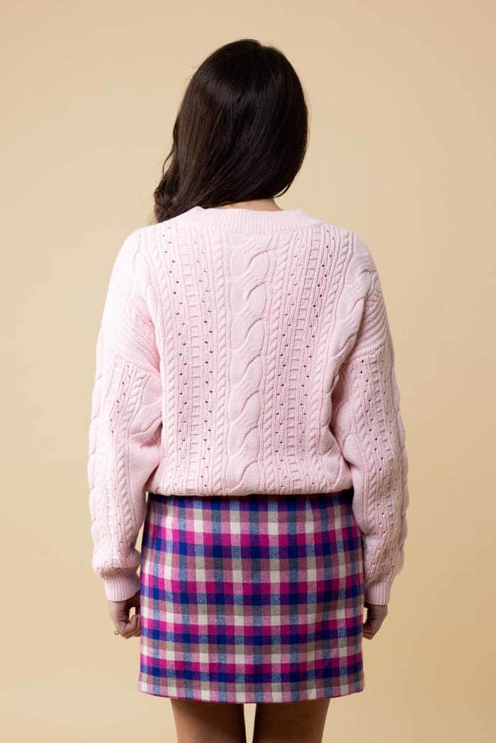 Jenna Checkered Mini Skirt 3
