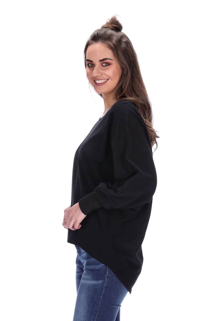 Jenni Long Sleeve Top Black 3