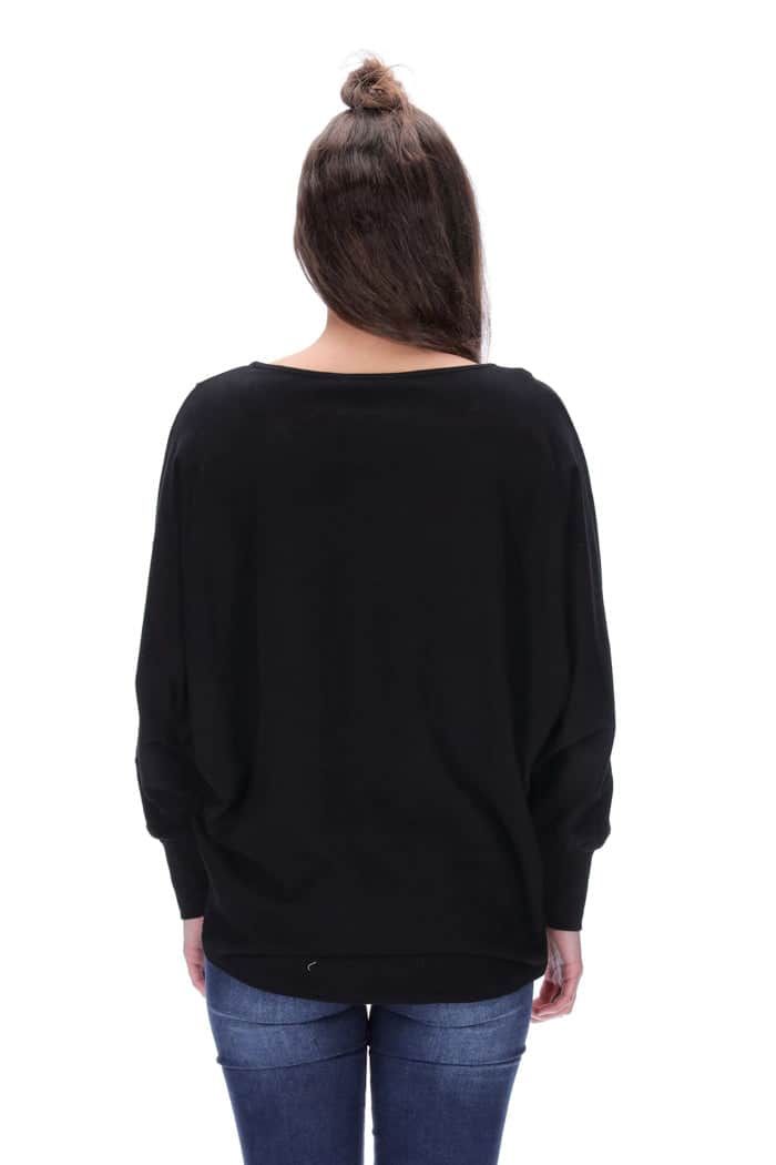 Jenni Long Sleeve Top Black 4