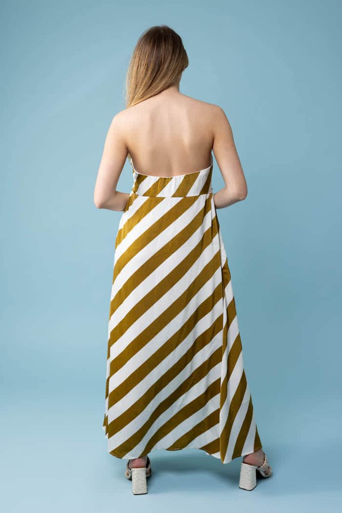 Jolene Strapless Maxi Dress Stripe 3