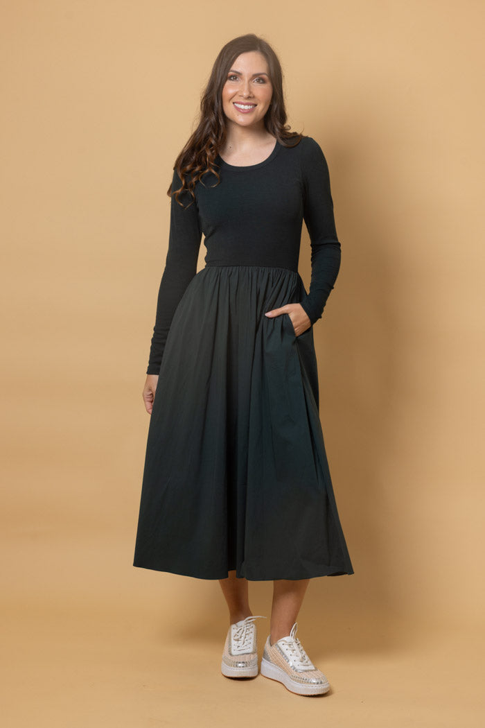 dark green maxi dress plus size