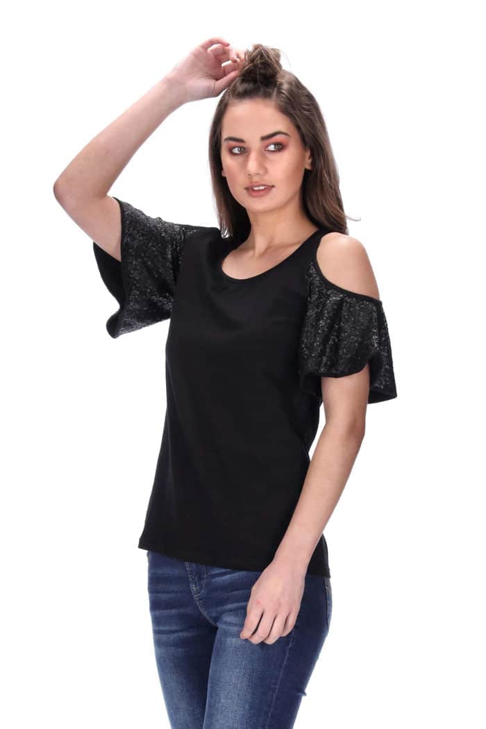 Josie Tee Black/Matte Black 3