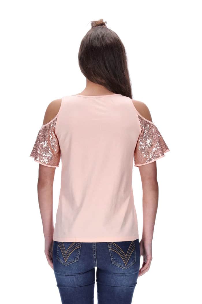 Josie Tee Peach/Rose Gold 4