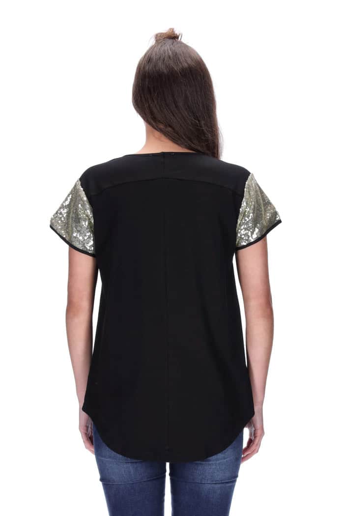 Kali Tee Black/Gold 4