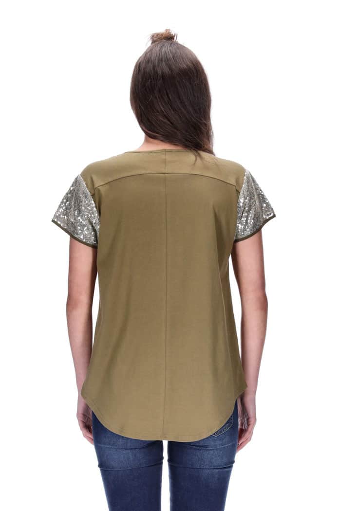 Kali Tee Khaki/Gold 4
