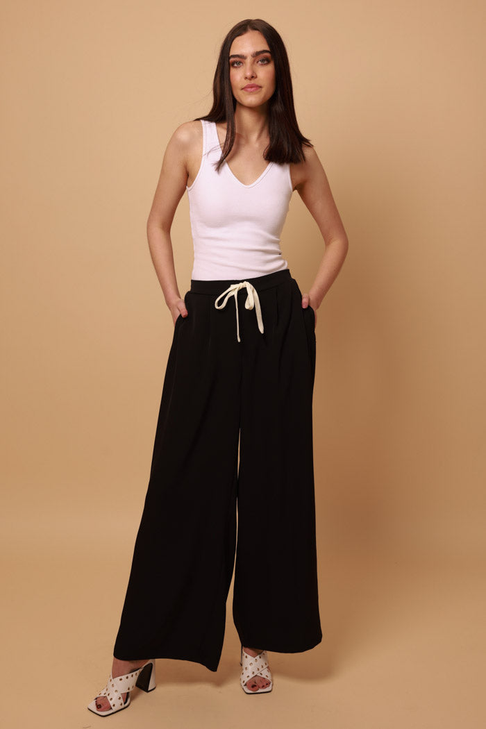 Black Wide Leg Pant