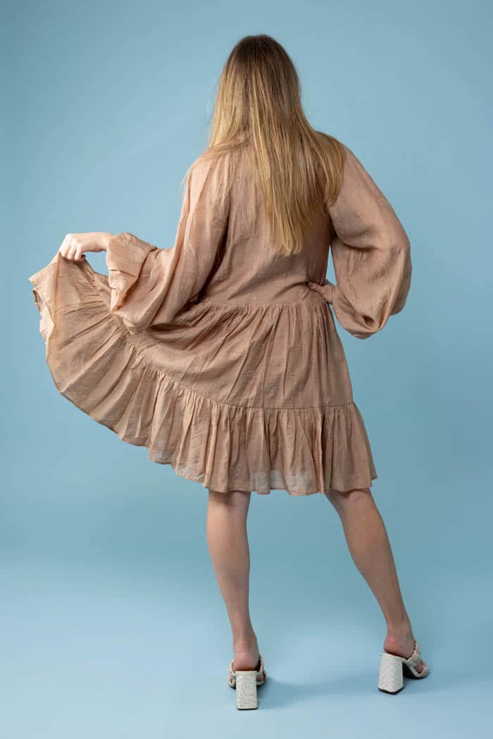 Kate Dress Caramel 3