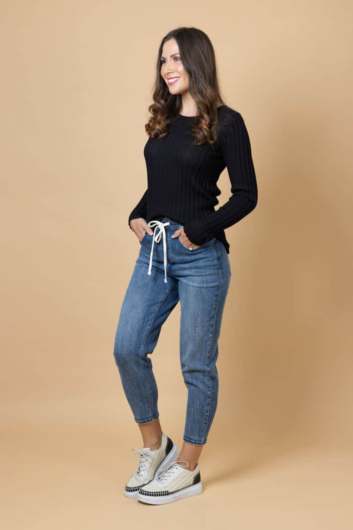 Lara Cropped Denim Jean 2
