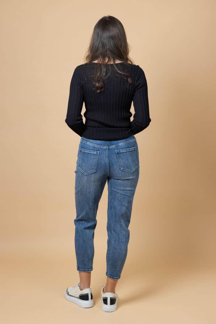 Lara Cropped Denim Jean 3