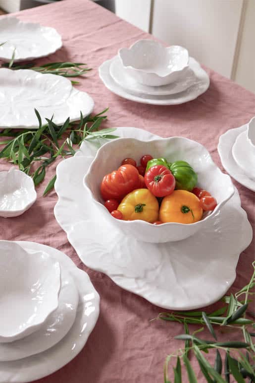 Le Forge Melamine Cabbage Bowl Medium 32cm White 3