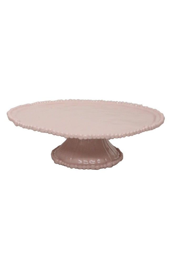pink cake stand
