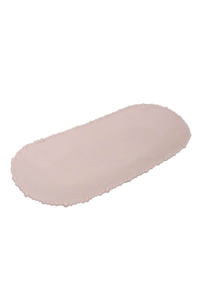 long pink plate