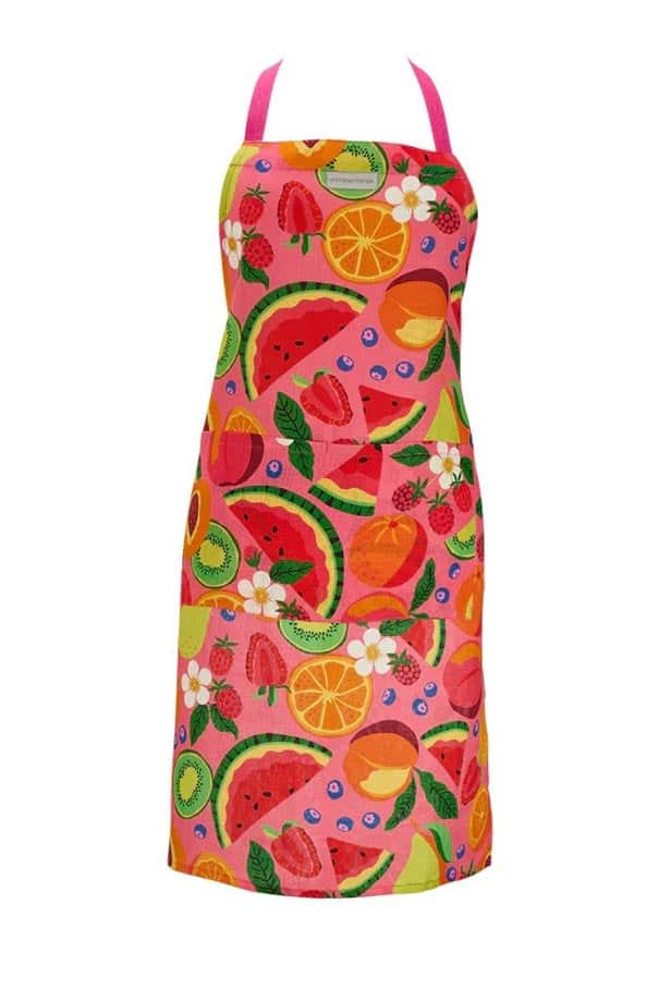 Annabel Trends Linen Apron Tropicana