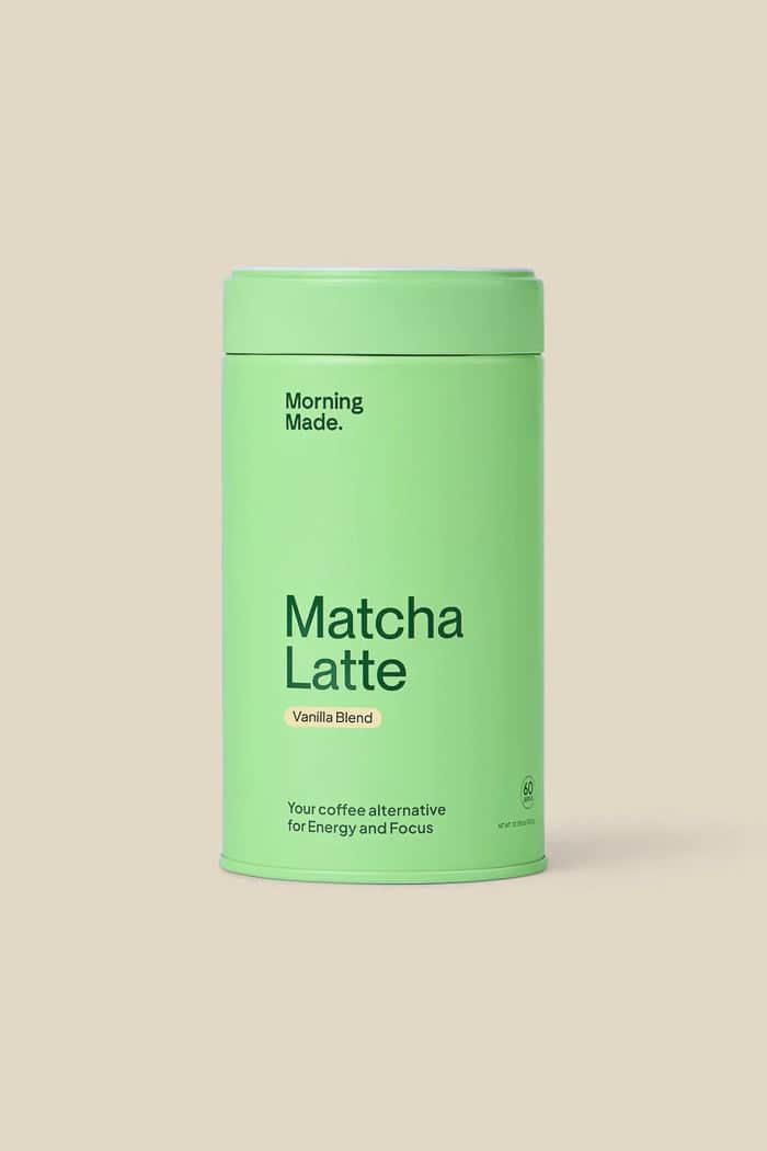 Morning Made Matcha Latte Tin 60 Serves Vanilla 2