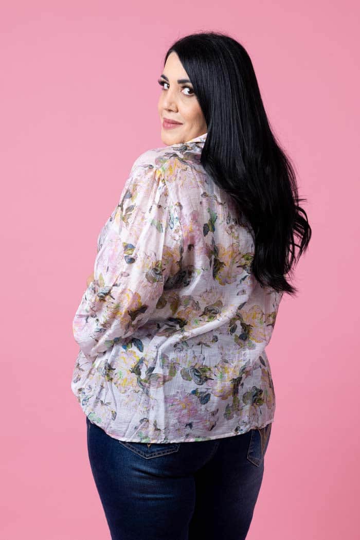 Maeve Shirt Pink Floral 6