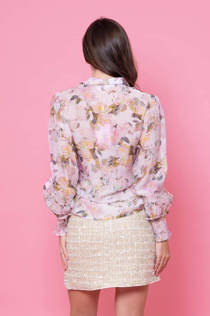 Maeve Shirt Pink Floral 4