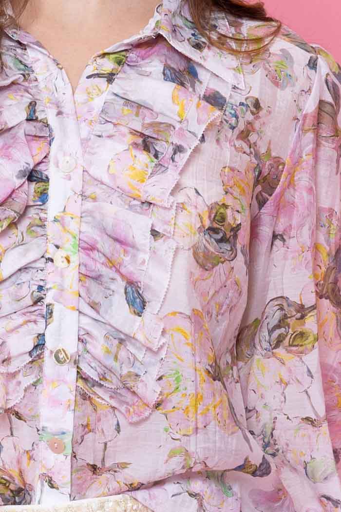 Maeve Shirt Pink Floral 7