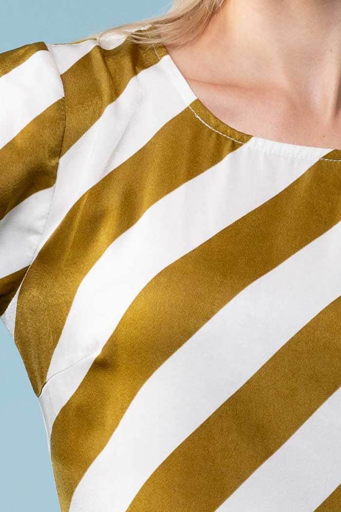 Maple Long Sleeve Maxi Dress Stripe 4