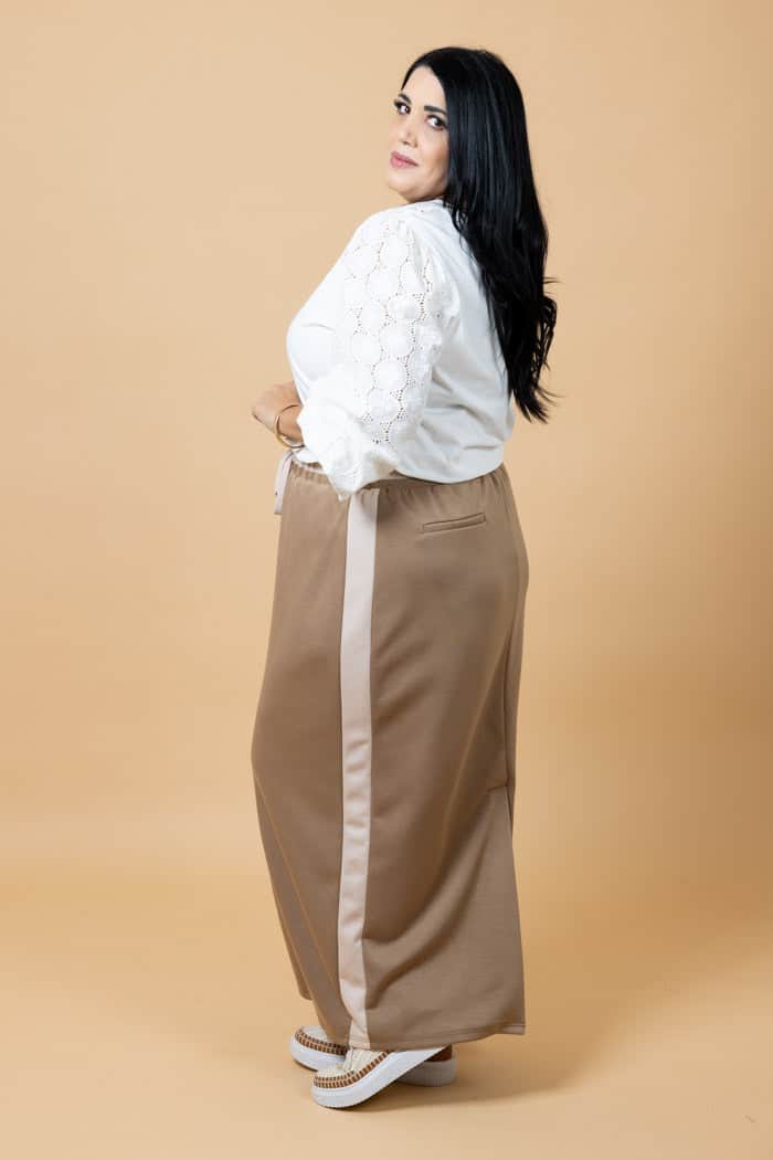 Mattie Sweater Skirt Beige 5