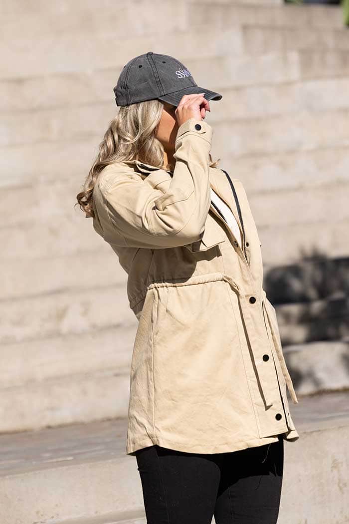 Maverick Utility Jacket Beige 3