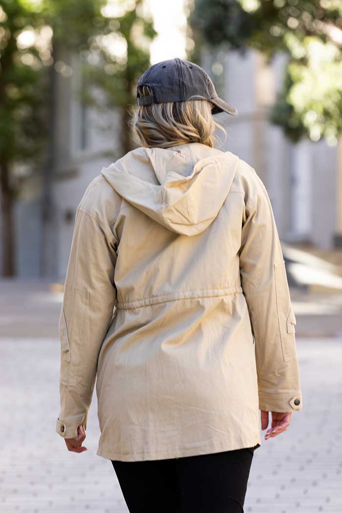 Maverick Utility Jacket Beige 4