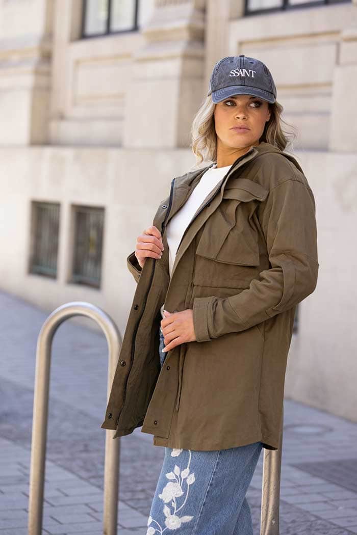Maverick Utility Jacket Khaki 2