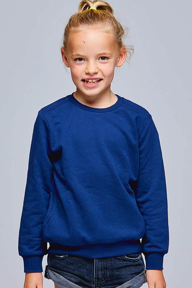 kids basic navy sweater