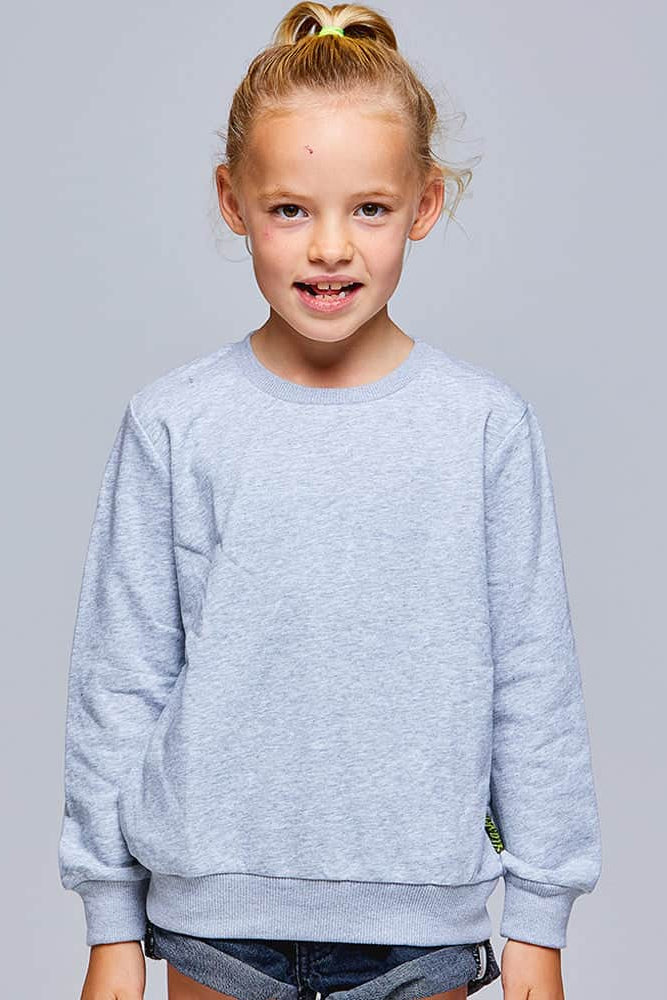 kids basic grey sweater