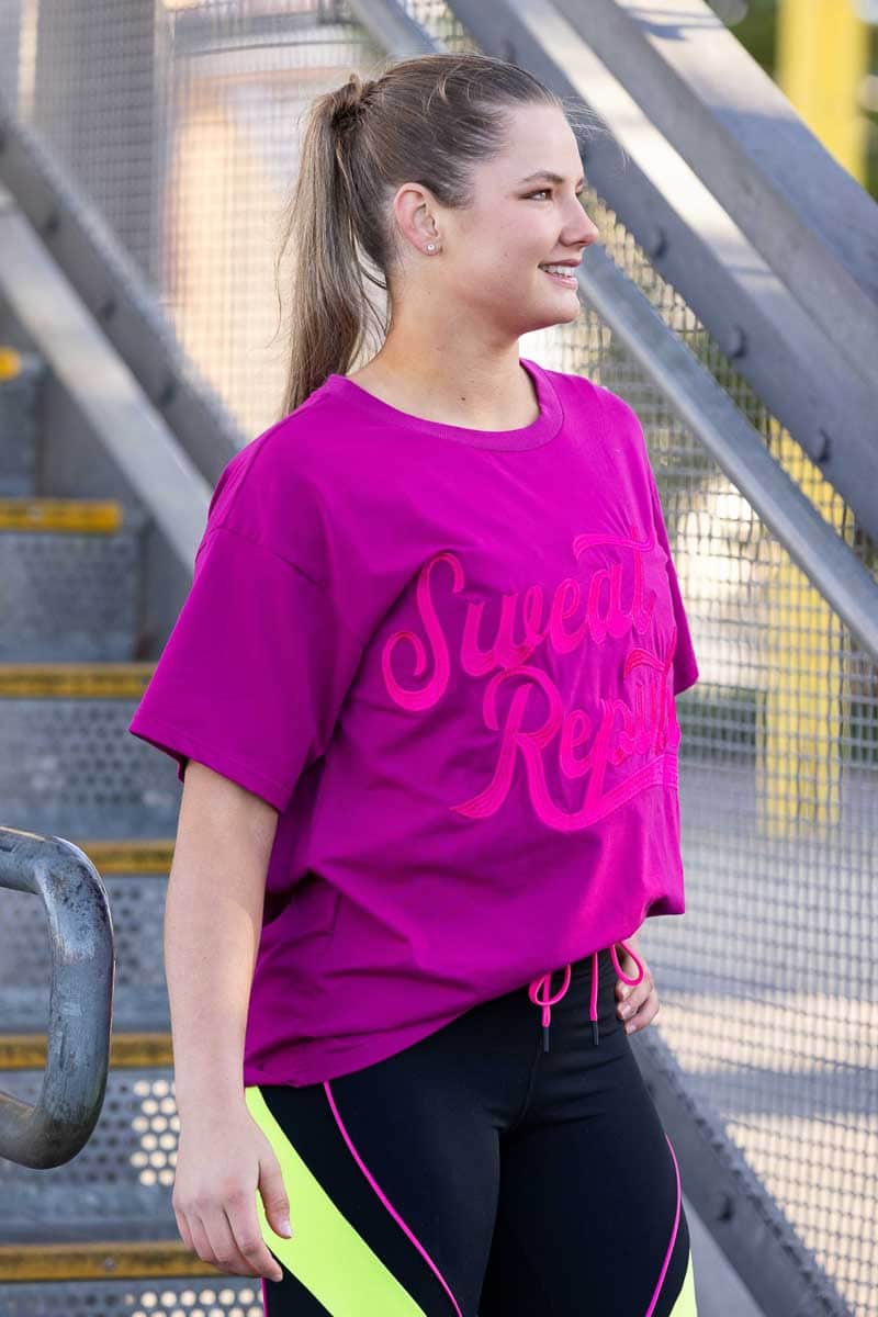 pink tshirt plus size