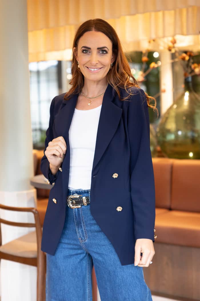 navy blazer