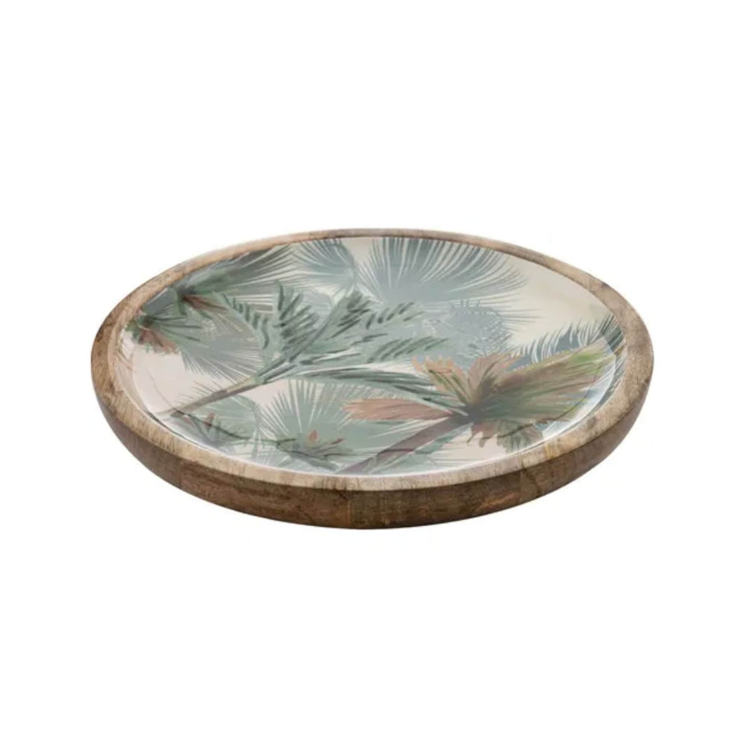 Ladelle Panama Mango Wood Round Platter