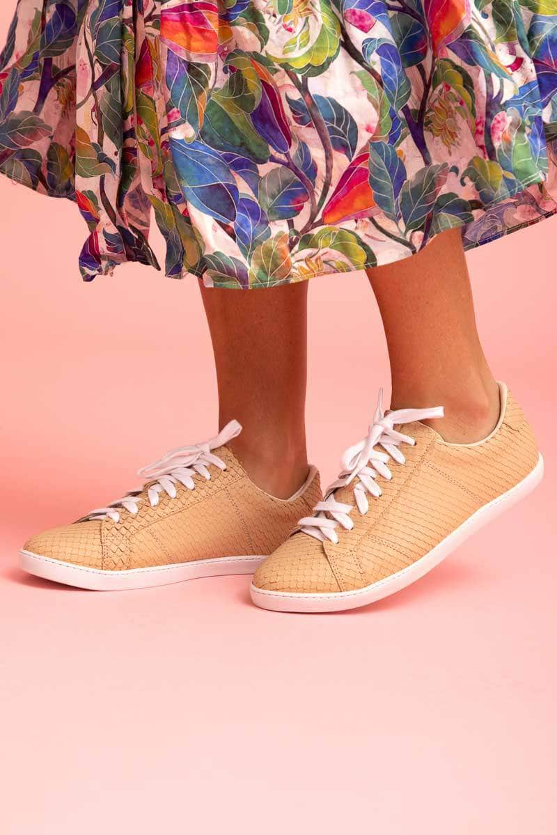 Poppy Sneaker Matte Beige