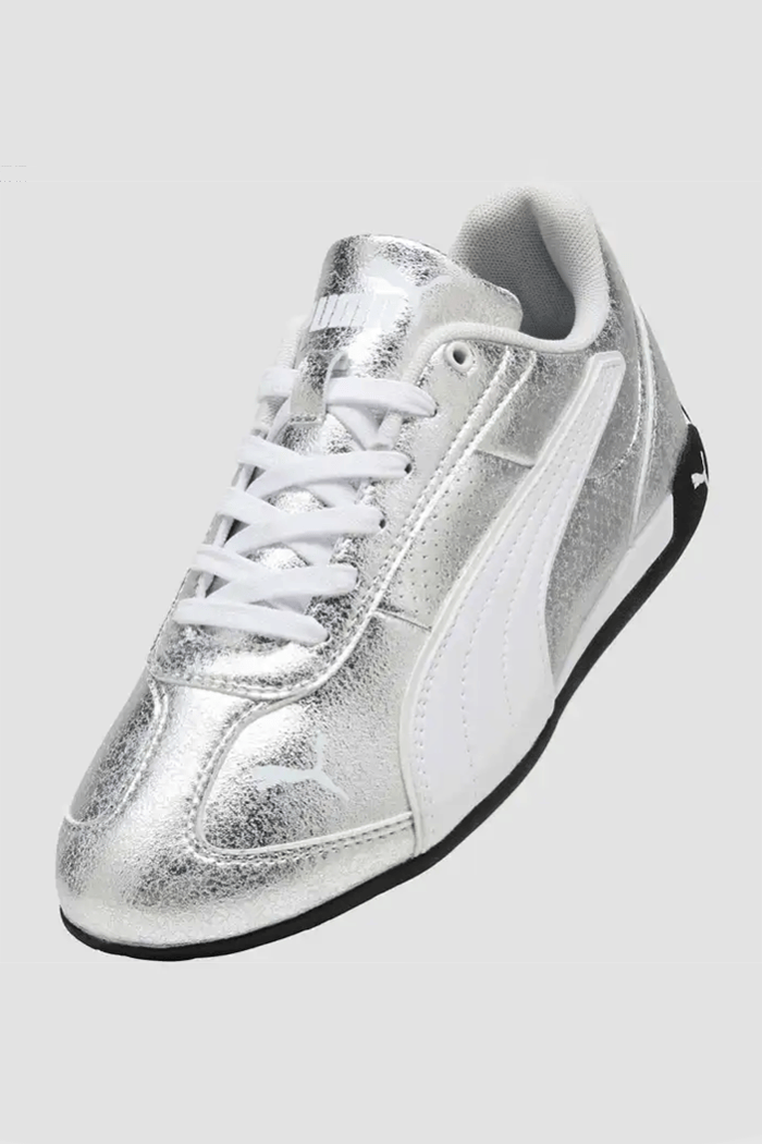 Puma Replicatch Metallic Whisper Silver White Sneaker 5