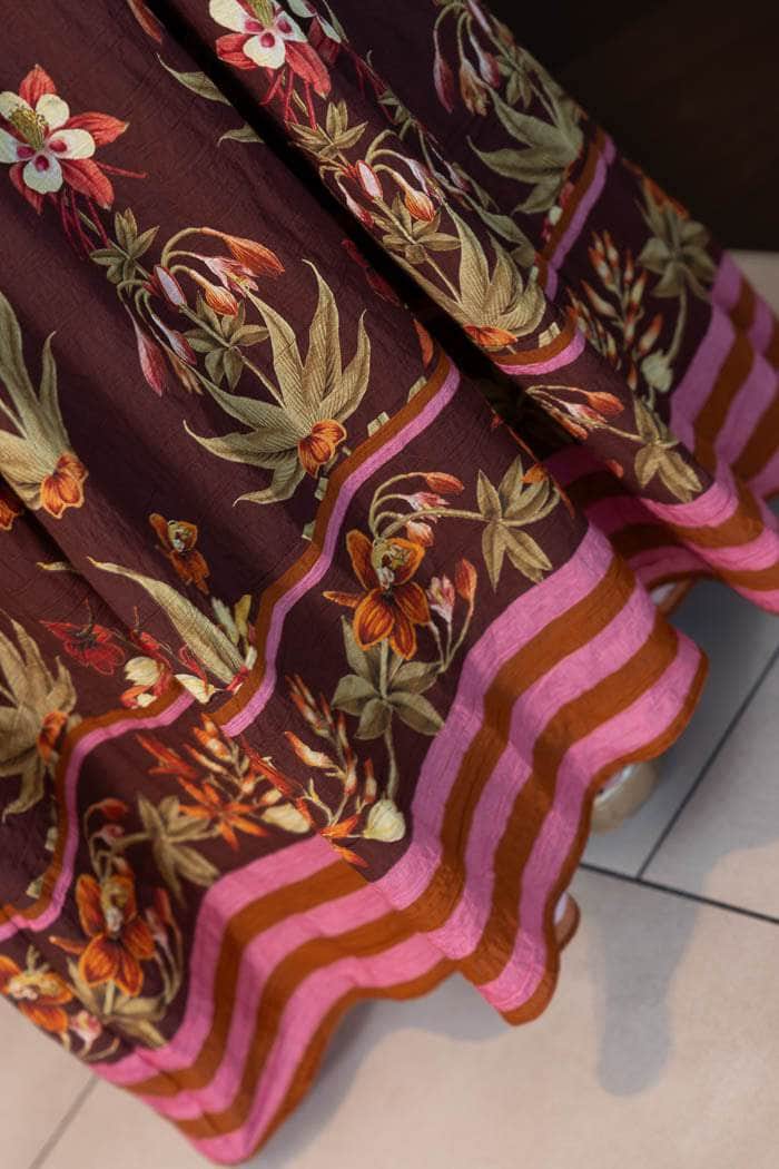 Jaime Dress Floral Brown 5