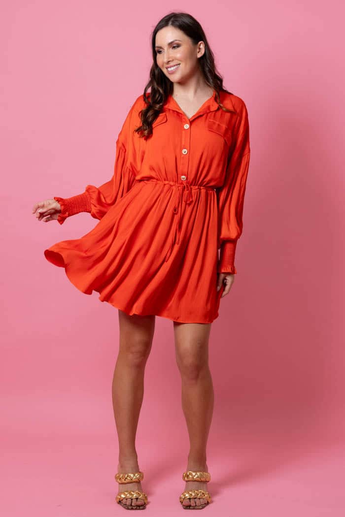 Kenna Dress Orange